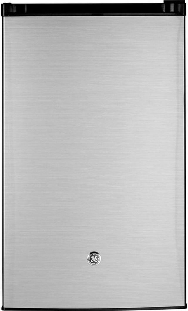 GE® 20" 4.4 Cu. Ft. CleanSteel® Compact Refrigerator-0