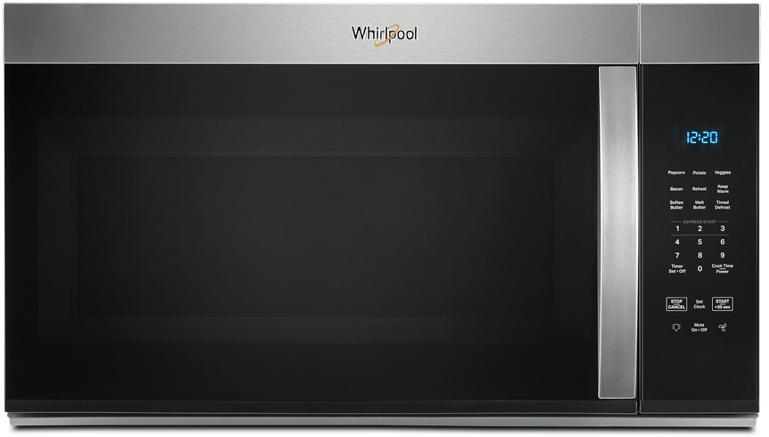 Whirlpool® 1.7 Cu. Ft. Fingerprint Resistant Stainless Steel Over the Range Microwave