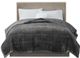 Olliix by Madison Park Coleman Charcoal King Reversible Down Alternative Blanket-3