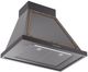 Ilve® Nostalgie II Noblesse 30" Glossy Black Wall Mounted Range Hood with Burnished Trim-1