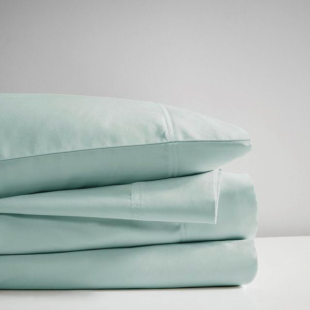 Olliix by Sleep Philosophy Aqua Full Rayon From Bamboo Sheet Set-4