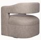 Jofran Inc. Lexy Choco Swivel Accent Chair-4