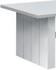 Intercon Nash Buff Aluminum Trestle Outdoor Counter Table-1