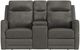 Flexsteel® Maxwell Cinder Power Reclining Loveseat with Console-2