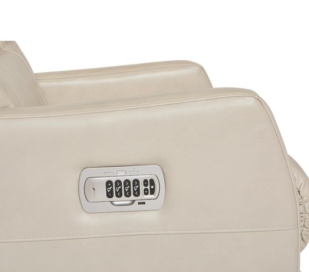 La-Z-Boy® Lennon Ice Leather Power Rocking Recliner with Headrest