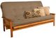 Kodiak Furniture Monterey Linen Stone/Butternut Queen Futon with Mattress-0