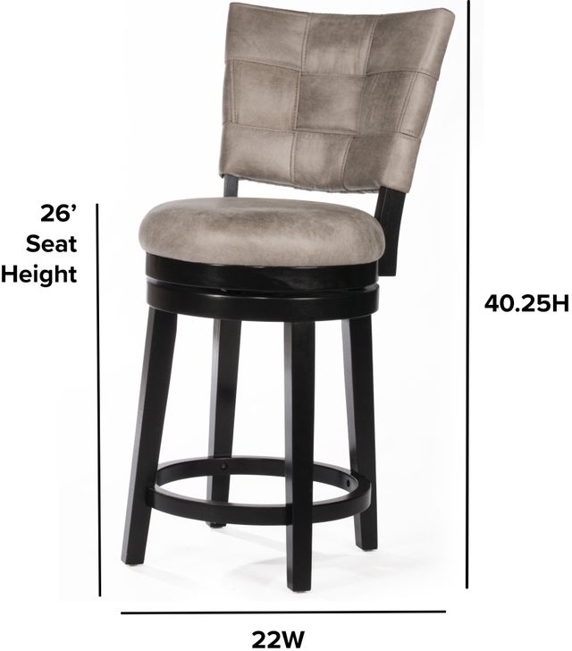 HH2 Home Kaede Weave Swivel Bar Stool-4