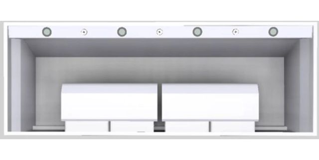 Vent-A-Hood® Designer Series 66" White Wall Mounted Range Hood-3
