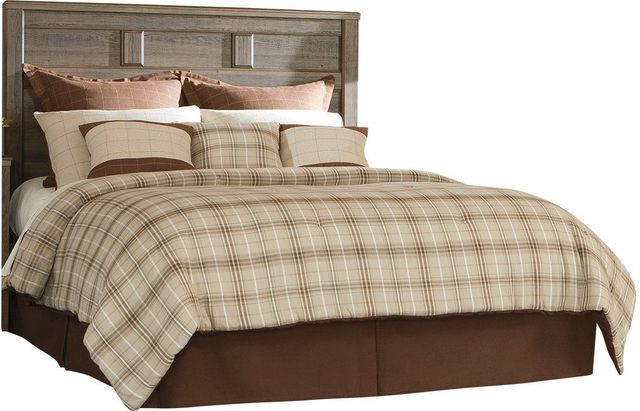 Signature Design by Ashley® Juararo Dark Brown Queen Panel Bed-2