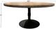 Nest Home Collections Sadie Antique Natural Round Dining Table with Iron Base-2