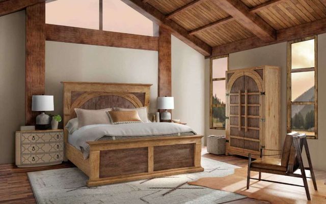 Hooker® Furniture Big Sky Vintage Natural King Corbel Bed-1