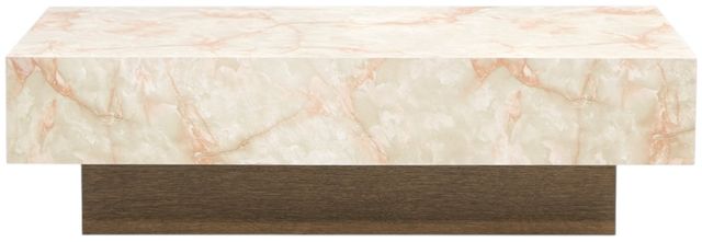 Michael Amini® Portrait Sienna Brown Cocktail Table-1