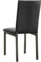 Coaster® Garza 2-Piece Black Upholstered Dining Chairs-1