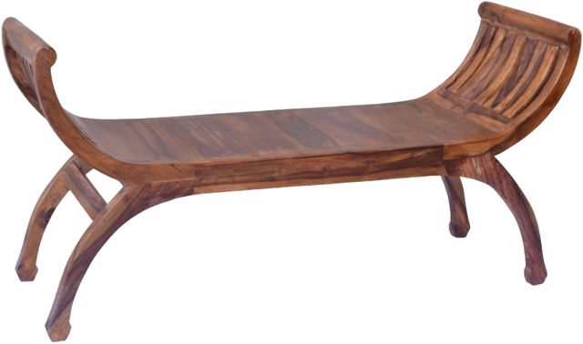 Jaipur Furniture Cube Range Brown Large Bench-0