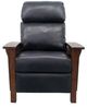 BarcaLounger© Mission Shoreham Blue Recliner-0