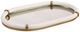 Uttermost® Cyprus Brass/White Oval Tray-0