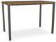 Amisco Customizable Ricard Solid Birch Bar Table with Decorative Bolts Tabletop-0
