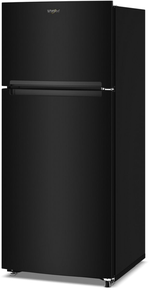 Whirlpool® 33" 16.35 Cu. Ft. Black Top Freezer Refrigerator with Total Coverage Cooling-3
