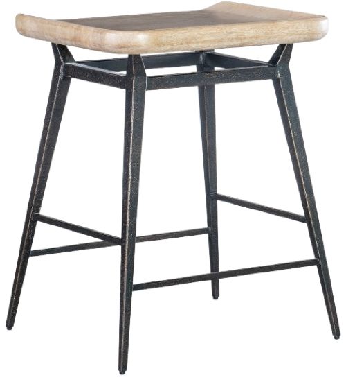 Hooker® Furniture Retreat Black/Dune Counter Stool-2