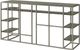 Riverside Furniture Paradigm 4-Piece Toasted Acacia Workstation-1