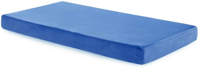 Malouf® Brighton 6" Blue Youth Gel Memory Foam Medium Firm Tight Top Full Mattress in a Box-1
