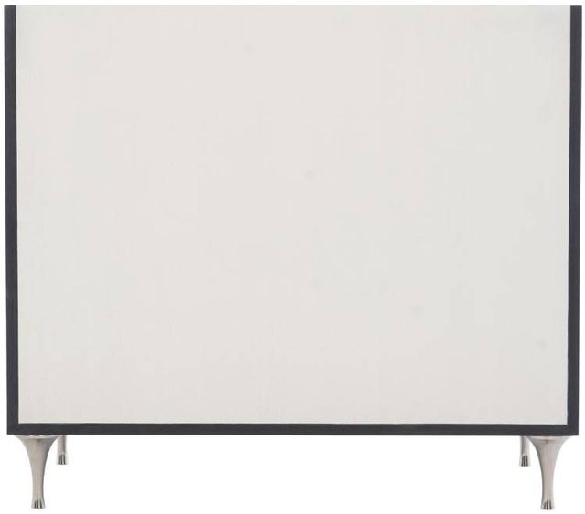 Bernhardt Silhouette Eggshell/Onyx 2-Drawer Nightstand-3