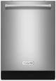 KitchenAid® 24" Stainless Steel with PrintShield™ Finish Built In Dishwasher-0
