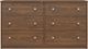 Ameriwood Home Ellwyn Saint Walnut 6 Drawer Dresser-0