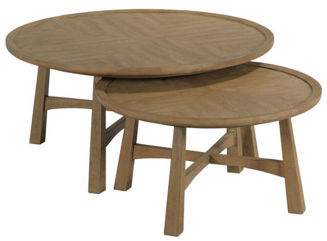 Hammary® Milo 2-Piece Brown Coffee Table