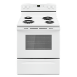 Amana® 30" White Freestanding Electric Range