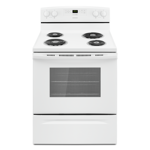 Cuisinière électrique autoportante de 30 po Amana® de 4.8 pi³ - Blanc *L579