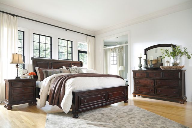 Porter 4 Piece Bedroom Package - Rustic Brown