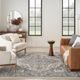 Nourison Home™ Quarry Ivory Blue 5'x7' Style 6 Area Rug -1