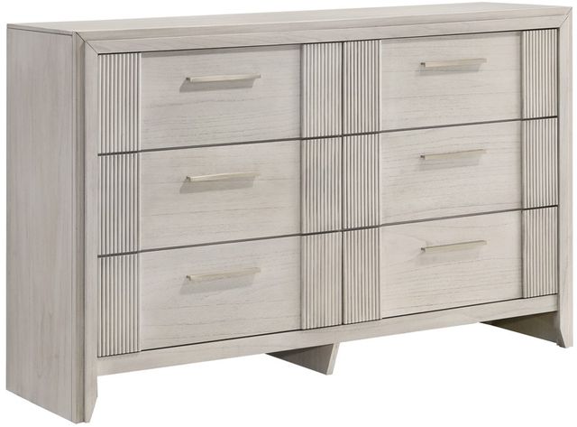 Crown Mark Carlton White Mist Dresser-0