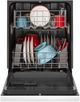 Amana® 24" White Front Control Built In Dishwasher with Midnight Interior-3
