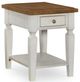 John Thomas Furniture® Vista Hickory/Shell End Table -0