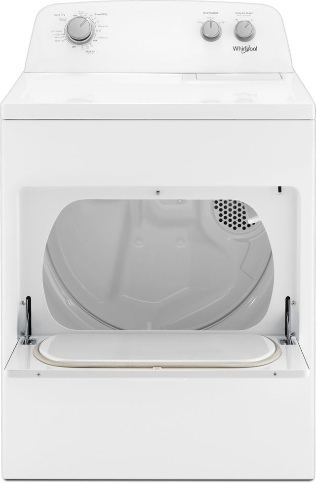 Whirlpool® 7.0 Cu. Ft. White Front Load Gas Dryer-1