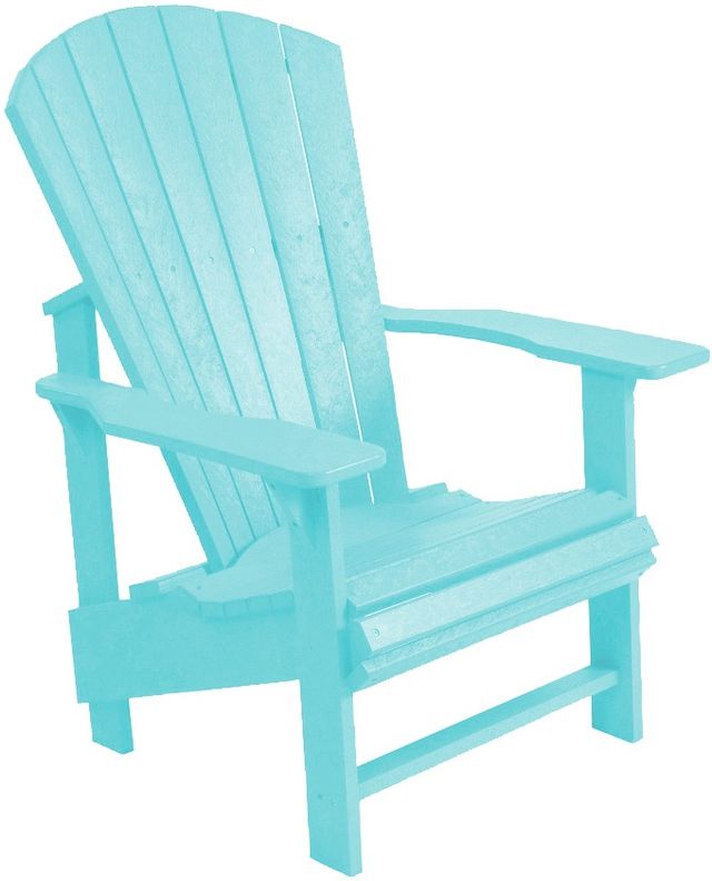 C.R. Plastic Generation Line Aqua Upright Adirondack-0