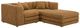Moe's Home Collection Lowtide Nook 3-Piece Amber Glow Modular Sectional and Ottoman-0
