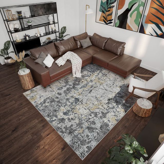 Dalyn™ Rug Company Camberly CM3 Midnight 5'x8' Area Rug-4