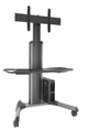 Chief® Fusion® Large Silver Mobile TV Mount Floor Cart-0