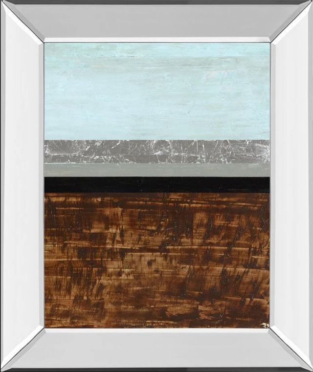 Classy Art Textured Light Il by Natalie Avondet Mirror Framed Wall Art-0