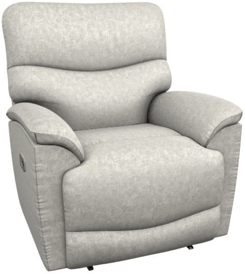 La-Z-Boy® Trouper Dove Power Wall Recliner with Headrest and Lumbar-0