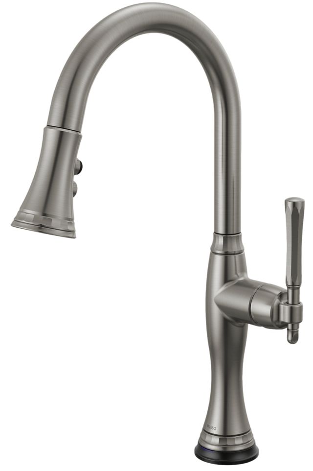 Brizo Tulham® Brilliance® Luxe Steel® SmartTouch® Pull-Down Kitchen Faucet-0