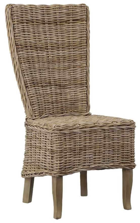 Furniture Classics Brown Highback Dining Side Chair-1