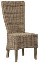 Furniture Classics Brown Highback Dining Side Chair-1