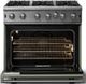 Viking® 5 Series 36" Eucalyptus Pro Style Natural Gas Range-1