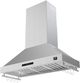 FORNO® Venezia Alta Qualita 48" Stainless Steel Wall Mounted Range Hood with Touch Controls and Baffle Filters-3