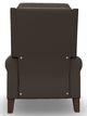 Best® Home Furnishings Customizable Joanna Leather Power High Leg Recliner with Power Tilt Headrest and Dark Walnut Legs-3