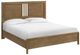 Whittier Wood® Furniture Bailey Nutmeg King Panel Bed-0
